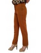 Fracomina pantalone con risvolto marrone fr18fm110315 FRACOMINA PANTALONI DONNA product_reduction_percent