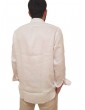 Trussardi camicia bianca regular fit in lino 52c002121t002248w001 TRUSSARDI JEANS CAMICIE UOMO