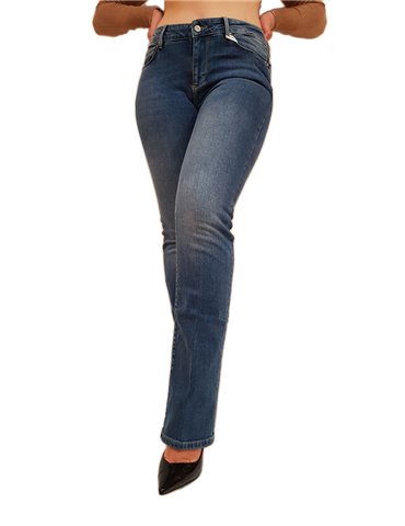Fracomina jeans Bella bootcut effetto push-up lavaggio medio