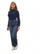 Fila Ceyla blue maglietta a manica lunga mezzo collo 688975170 FILA T SHIRT DONNA