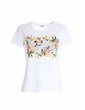 Fracomina t shirt in jersey con stampa bianca fr22st3033j401n5-278 FRACOMINA T SHIRT DONNA