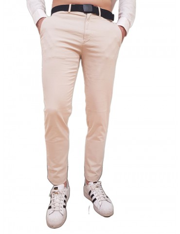 Calvin Klein pantalone chino beige con cintura