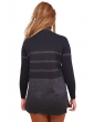 Fracomina maglia nera a collo alto in lurex fs22wt7017k414q7-580 FRACOMINA MAGLIE DONNA product_reduction_percent