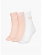 Calvin Klein calzini donna confezione regalo da 3 bianco e rosa c701219849-001 CALVIN KLEIN ACCESSORI DONNA product_reduction...
