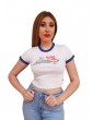 Levi's t shirt donna bianca stampata ringer mini a3523-0019 a3523-0019 LEVI’S® T SHIRT DONNA