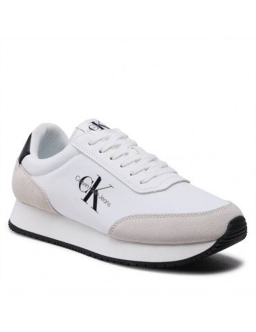Sneakers Calvin Klein Jeans Retro Runner Su Ny Mono White Black ym0ym00683-0k4