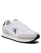 Sneakers uomo Calvin Klein Jeans Retro Runner Su Ny Mono White Black ym0ym00683-0k4