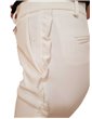 Fracomina pantalone bianco con ruches laterali fr19sp666108 FRACOMINA PANTALONI DONNA