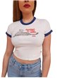 Levi's t shirt donna bianca stampata ringer mini a3523-0019 a3523-0019 LEVI’S® T SHIRT DONNA