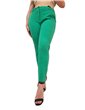 Gaudi pantalone con piega stirata verde 211fd25018-2544 GAUDI PANTALONI DONNA
