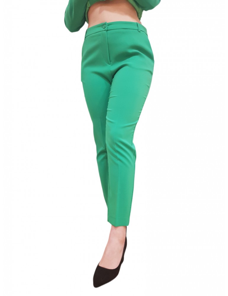 Fracomina pantalone chinos verde fr23sv4002w42901-152 fr23sv4002w42901-152 FRACOMINA PANTALONI DONNA