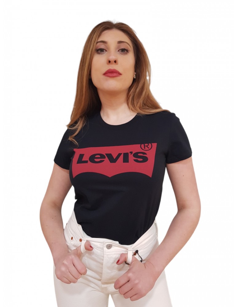 T shirt Levi’s nera The Perfect Tee Stonewashed Black 173690201 173690201 LEVI’S® T SHIRT DONNA