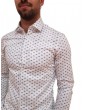 Calvin Klein camicia fantasia aderente bianca k10k110930-poc k10k110930-poc CALVIN KLEIN CAMICIE UOMO
