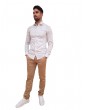 Calvin Klein camicia fantasia aderente bianca k10k110930-poc k10k110930-poc CALVIN KLEIN CAMICIE UOMO