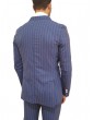 Roberto P Luxury abito gessato blu Rpl abm4pit1