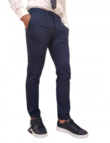 Pantalone skinny blu Rpl Roberto P Luxury pbm1lnz3