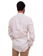 Calvin Klein camicia lino slim bianca alla coreana Linen Standup Collark10k109511-0k4 k10k109511-0k4 CALVIN KLEIN CAMICIE UOMO
