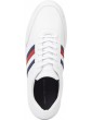 Tommy Hilfiger sneakers uomo bianca in pelle Core Corporate fm0fm04492-ybs