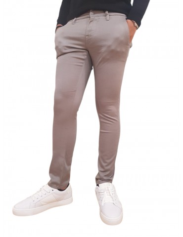 Guess pantalone chino grigio Daniel m3yb29wfip3-a90x
