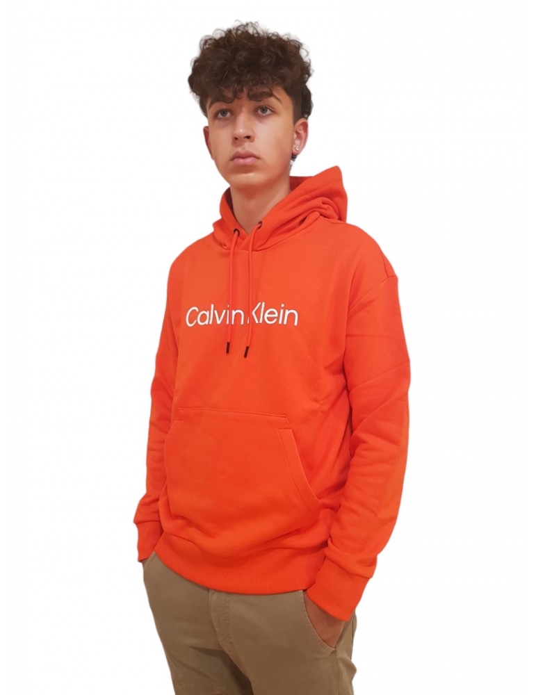 Calvin Klein felpa uomo con cappuccio hero logo orange k10k111345sb1 k10k111345sb1 CALVIN KLEIN FELPE UOMO
