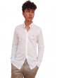 Tommy Hilfiger camicia bianca 1985 collection slim fit mw0mw30675ycf mw0mw30675ycf TOMMY HILFIGER CAMICIE UOMO