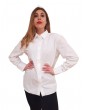 Tommy Hilfiger camicia donna bianca oversize con bandierina ricamata ww0ww40434ycf TOMMY HILFIGER CAMICIE DONNA