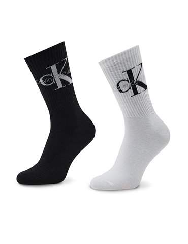 Calvin Klein set 4 paia calzini lunghi black combo 701224125-001 one size