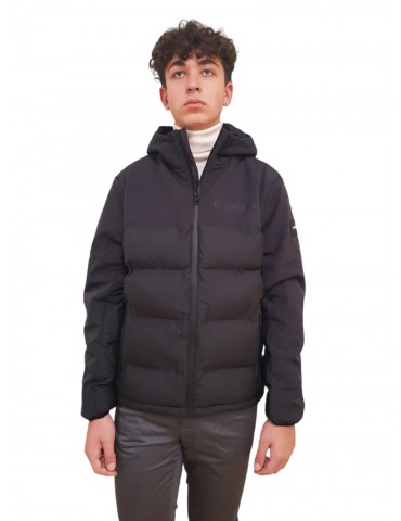 Calvin Klein giacca trapuntata con cappuccio senza impunture nero k10k111889beh