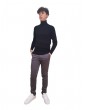Calvin Klein maglione nero a collo alto in lana merino k10k110420beh k10k110420beh CALVIN KLEIN MAGLIE UOMO