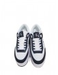 Calvin Klein jeans sneakers donna bold flatform low lace mix bianca e nera yw0yw01316-0gm