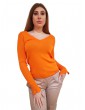 Gaudi maglia donna con scollo a v arancio 311bd53018_3742 311bd53018_3742 GAUDI MAGLIE DONNA