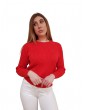 Tommy Hilfiger pullover donna relaxed fit in maglia fierce red ww0ww41142xnd ww0ww41142xnd TOMMY HILFIGER MAGLIE DONNA