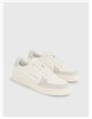 Calvin Klein Jeans sneakers in pelle classic cupsole low creamy white eggshell ym0ym00885-0gf