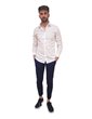 Calvin Klein camicia bianca uomo extra slim in popeline elasticizzato