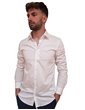 Calvin Klein camicia bianca uomo extra slim in popeline elasticizzato