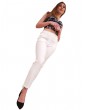 Fracomina pantaloni bianchi chinos fr24sv4002w42901-278