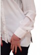 Tommy Hilfiger camicia donna bianca in crep di viscosa regular fit ww0ww40535-ycf