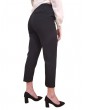 Fracomina pantaloni neri con elastico in vita fr24sv2003w436r8-053