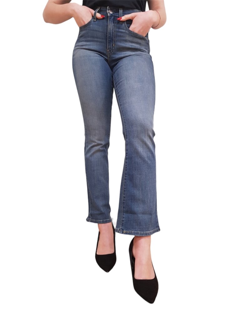 Levi’s jeans donna 725 bootcut a vita alta tore it up blu 187590121