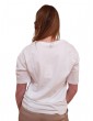 Fracomina t shirt bianca over fp24st3006j465n5-278