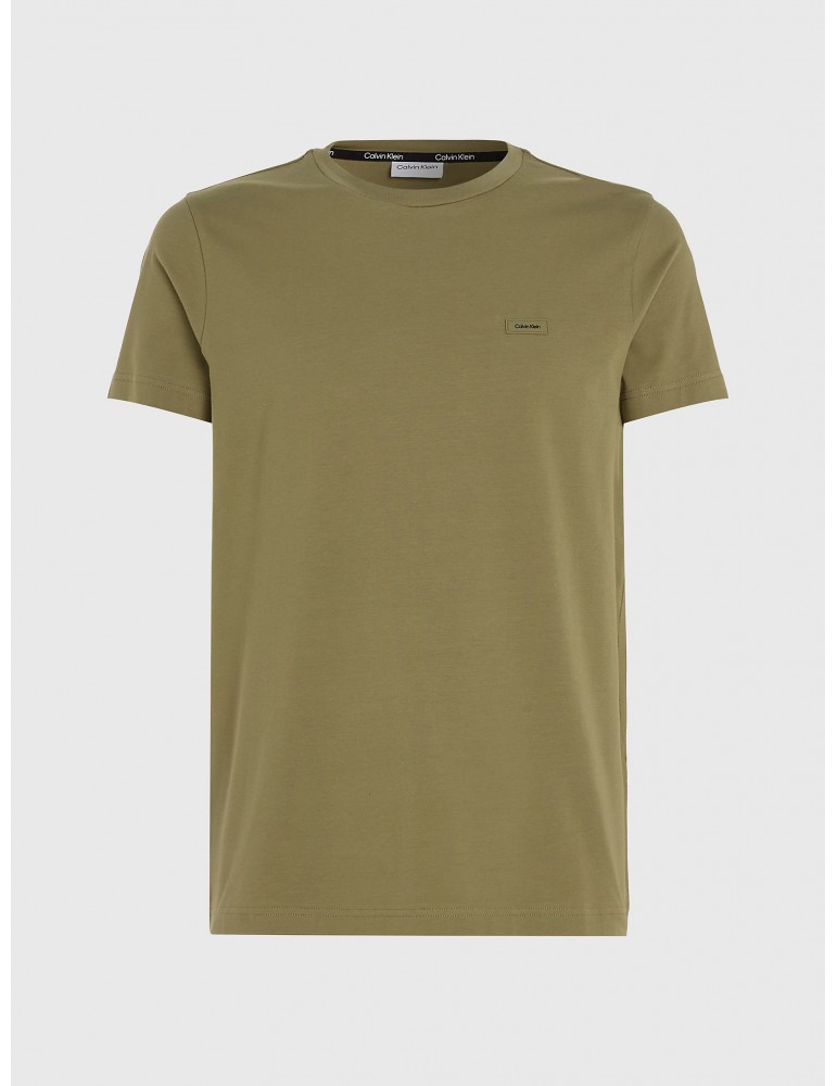 Calvin Klein t shirt uomo verde slim fit k10k112724mss