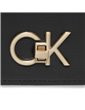 Calvin Klein borsetta nera re-lock double gusette k60k611336-beh