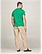 Tommy Hilfiger t shirt uomo slim fit verde con logo mw0mw11797-l4b