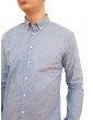 Calvin Klein camicia uomo slim chambray delta blue k10k112678-c41