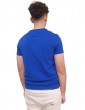 Tommy Hilfiger t shirt uomo extra slim con bandierina ultra blue mw0mw10800-c66