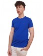 Tommy Hilfiger t shirt uomo extra slim con bandierina ultra blue mw0mw10800-c66