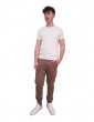 Calvin Klein t shirt uomo bianca stretch slim fit k10k112724yaf